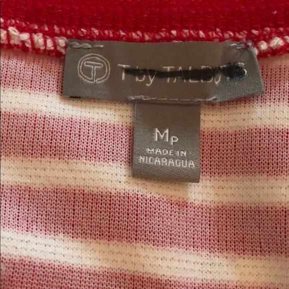 EUC T by Talbots Cotton blend top Medium Petite - Picture 4 of 5